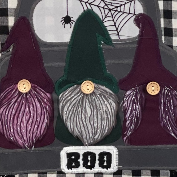 Gnome BOO Truck Pillow - Picture 2 of 5